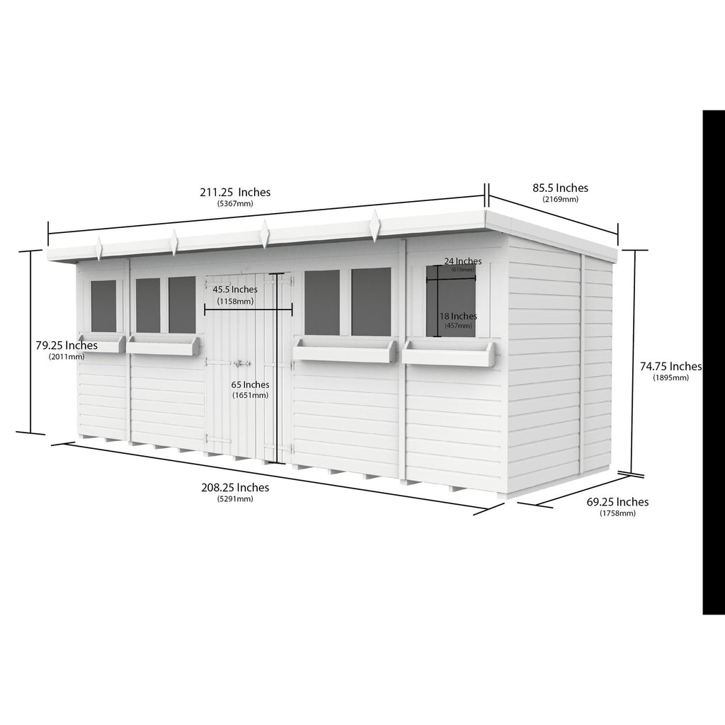 DIY Sheds – Pent Summer Shed