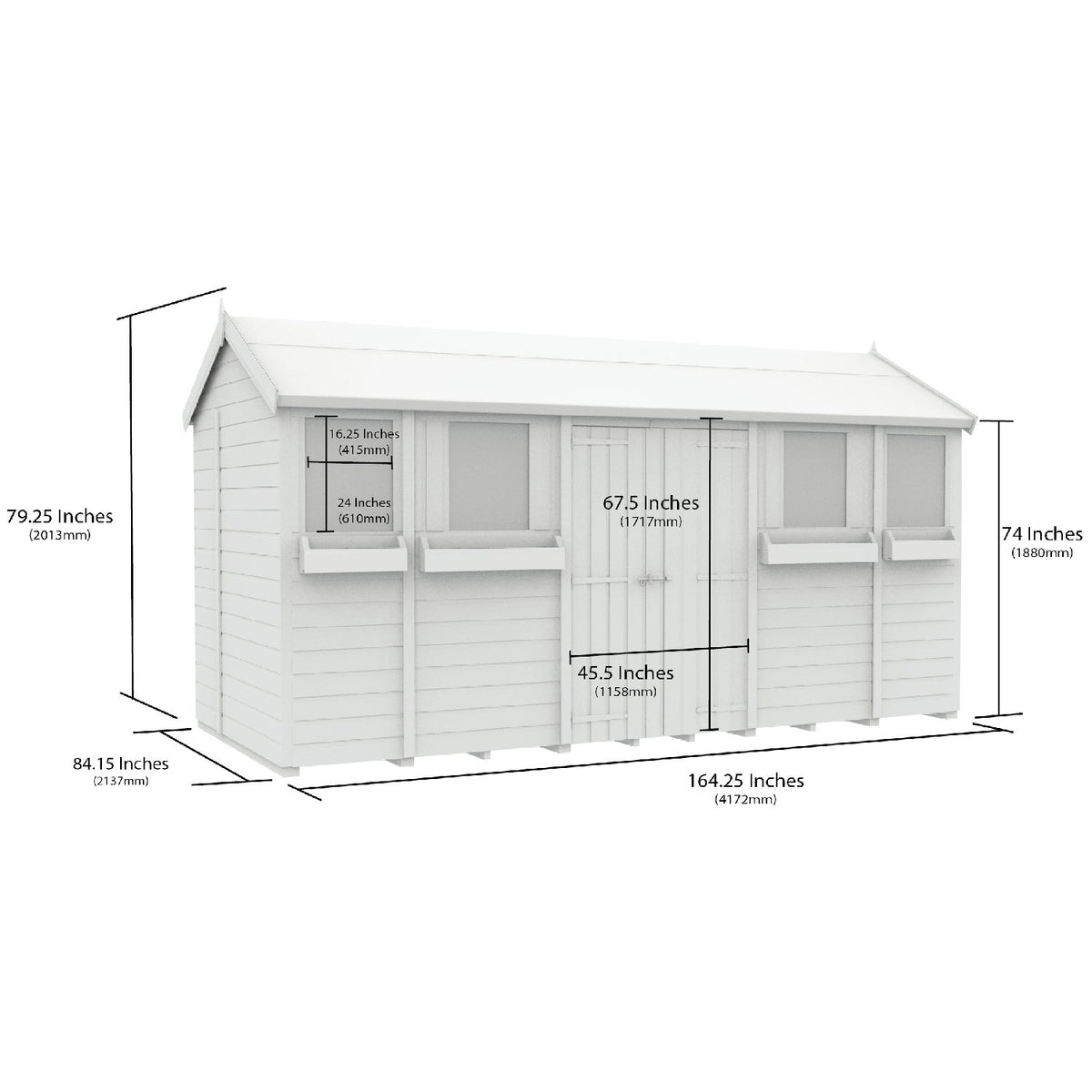 DIY Sheds – Apex Summer Shed