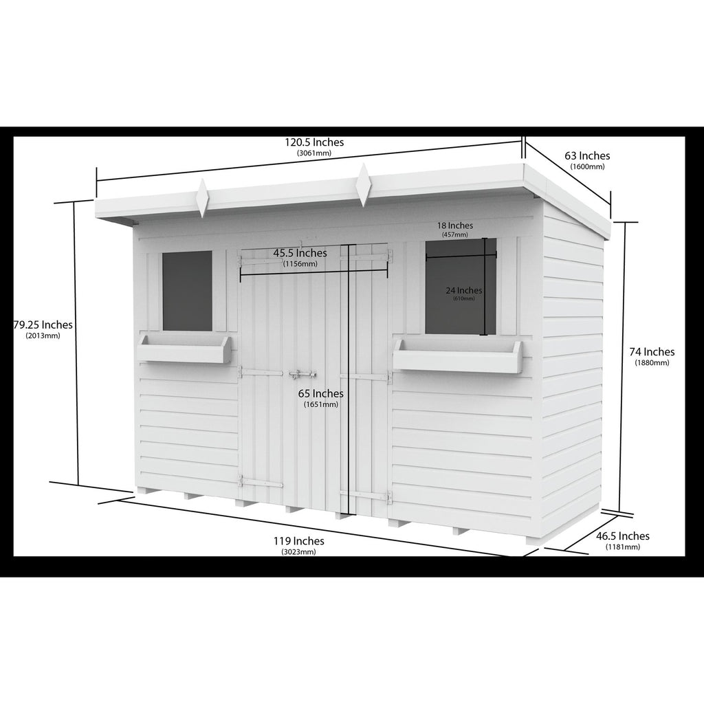 DIY Sheds – Pent Summer Shed