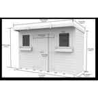 DIY Sheds – Pent Summer Shed