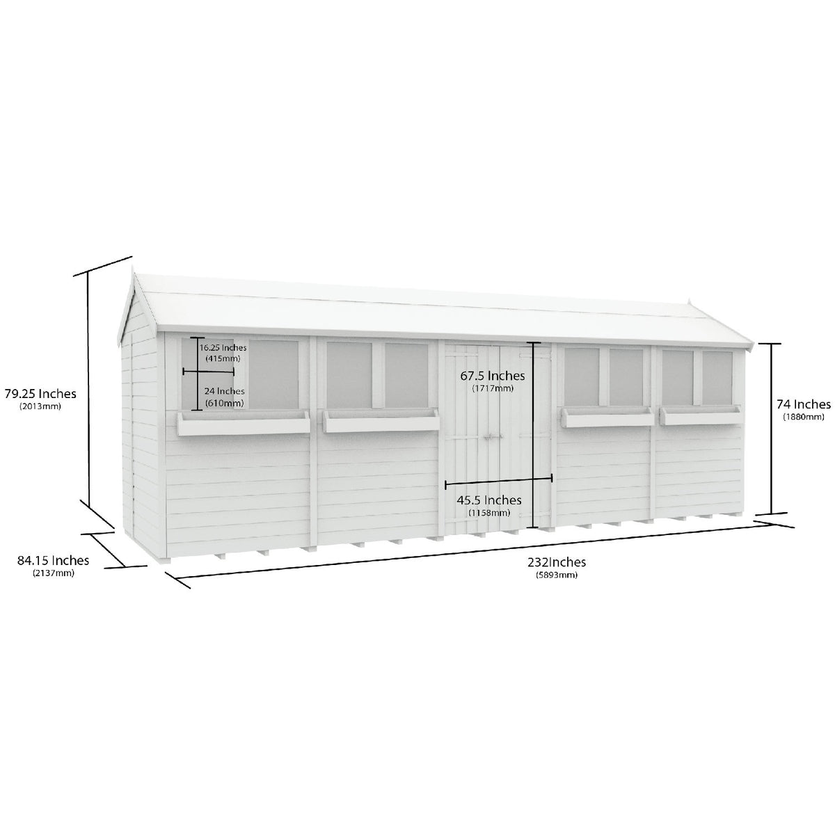 DIY Sheds – Apex Summer Shed