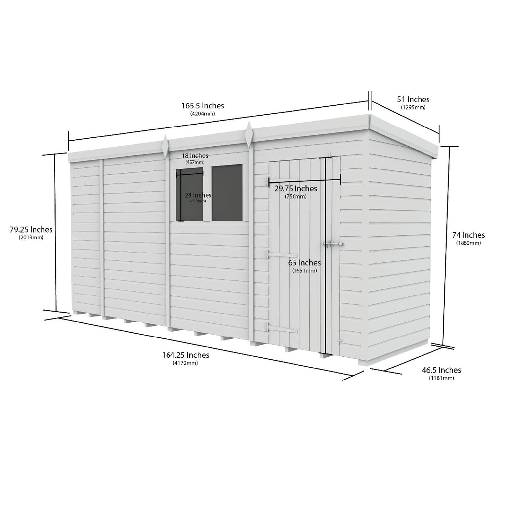 DIY Sheds – Security Pent Shed