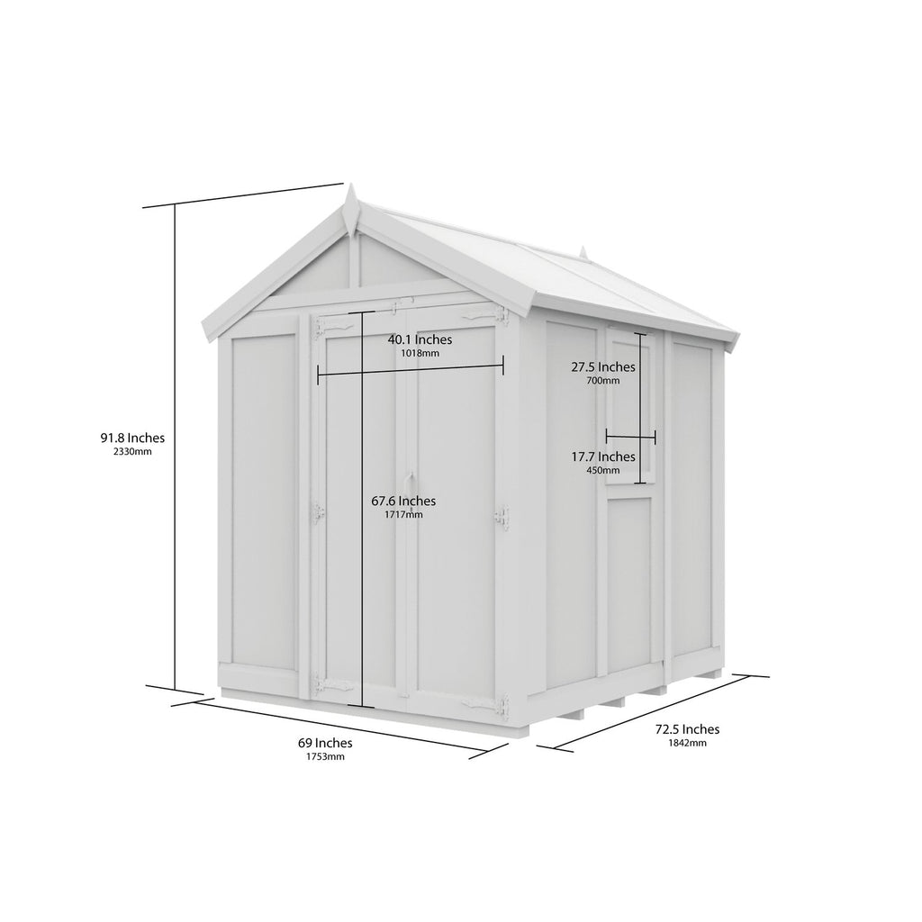 DIY Sheds – Apex Glass Greenhouse