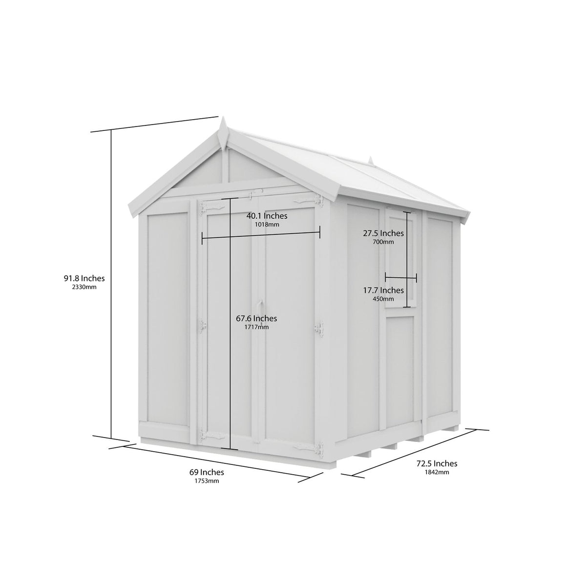 DIY Sheds – Apex Glass Greenhouse
