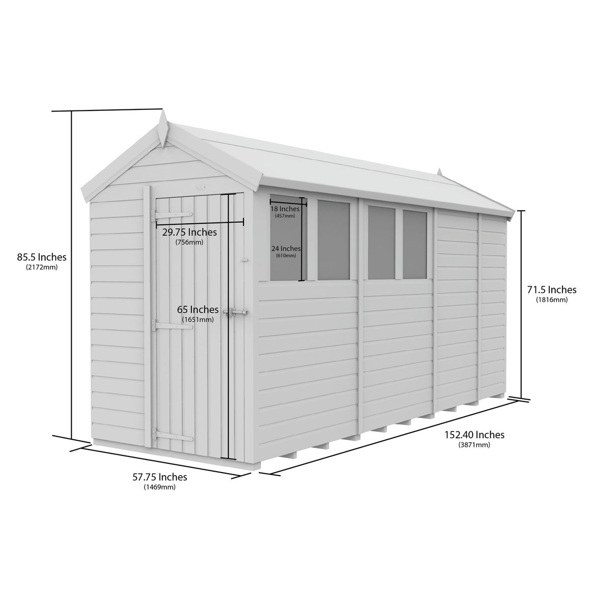 DIY Sheds – Security Apex Shed