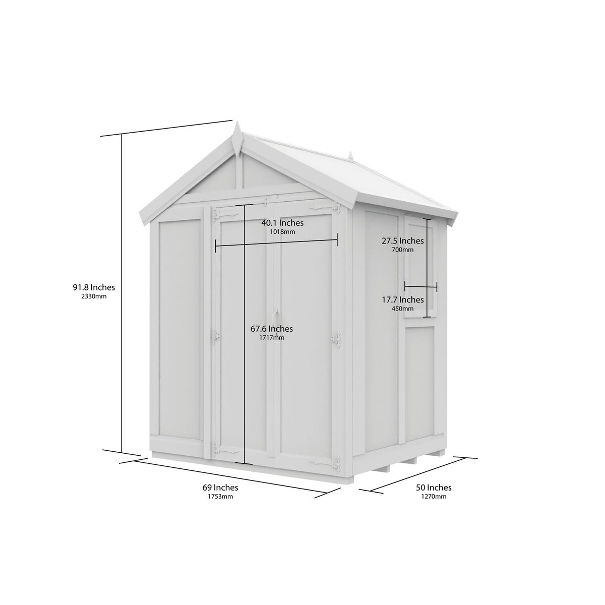 DIY Sheds – Apex Glass Greenhouse