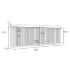 DIY Sheds – Apex Full Glass Summer House