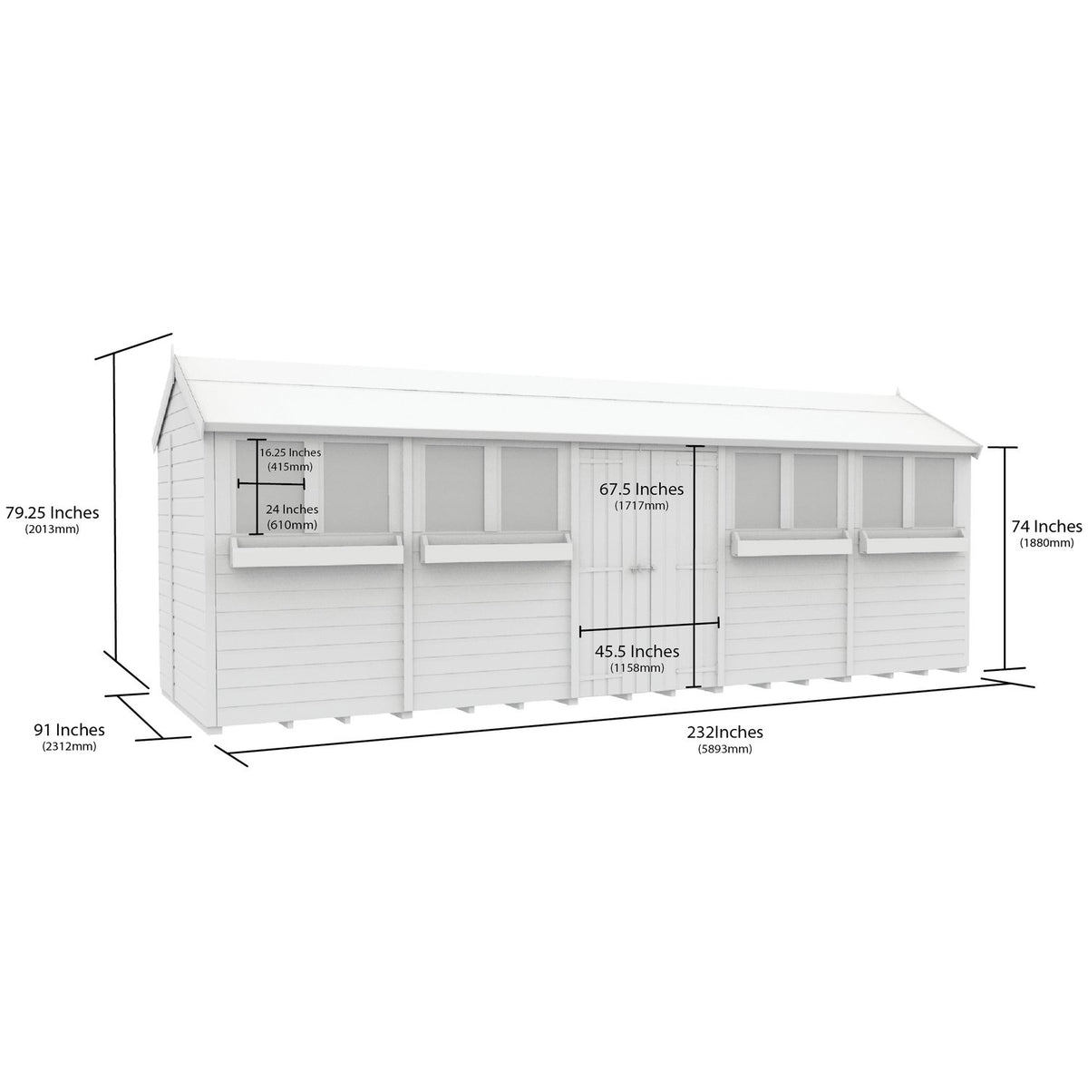 DIY Sheds – Apex Summer Shed