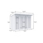 DIY Sheds – Pent Full Glass Summer House