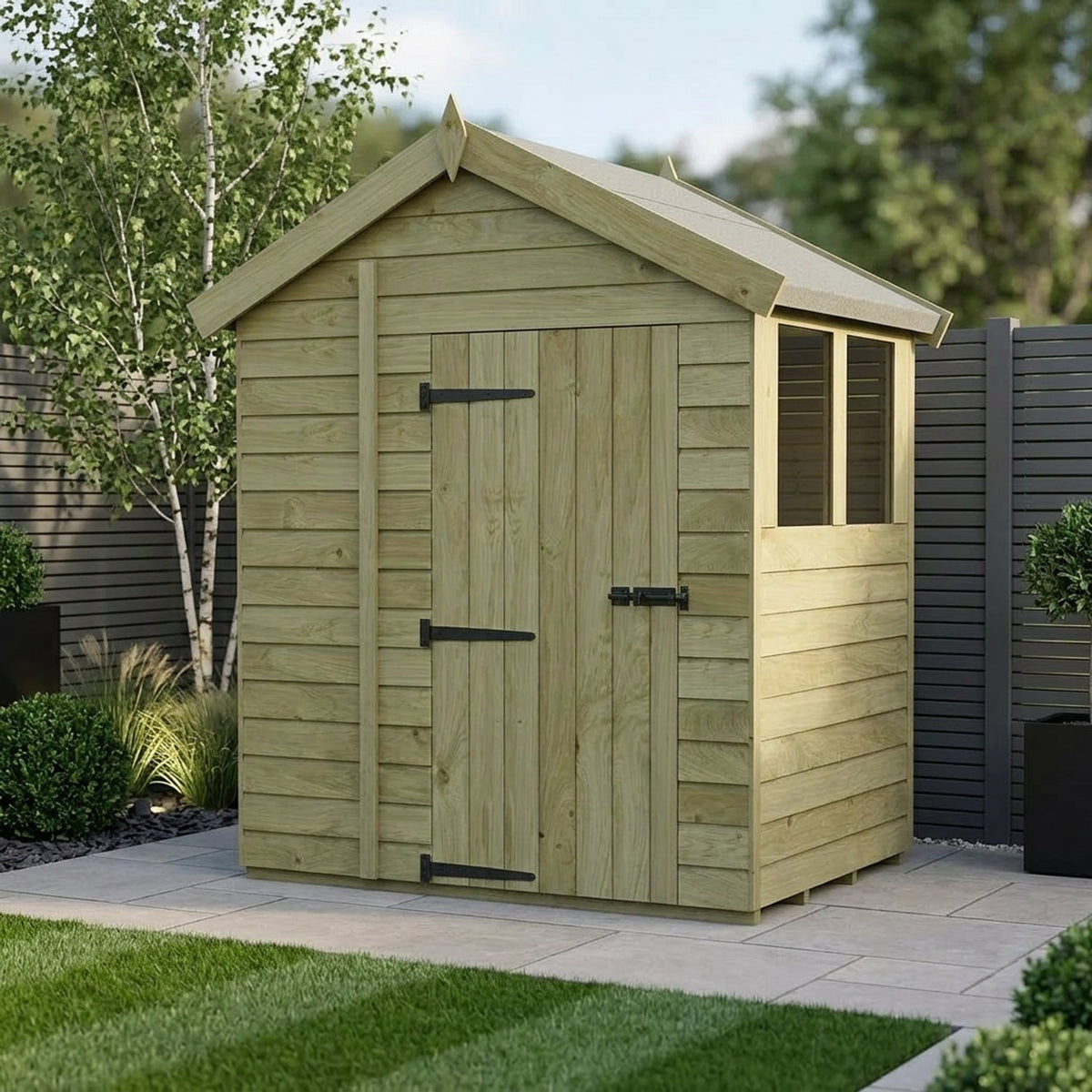 DIY Sheds – Apex Shed – Single Door – view 124
