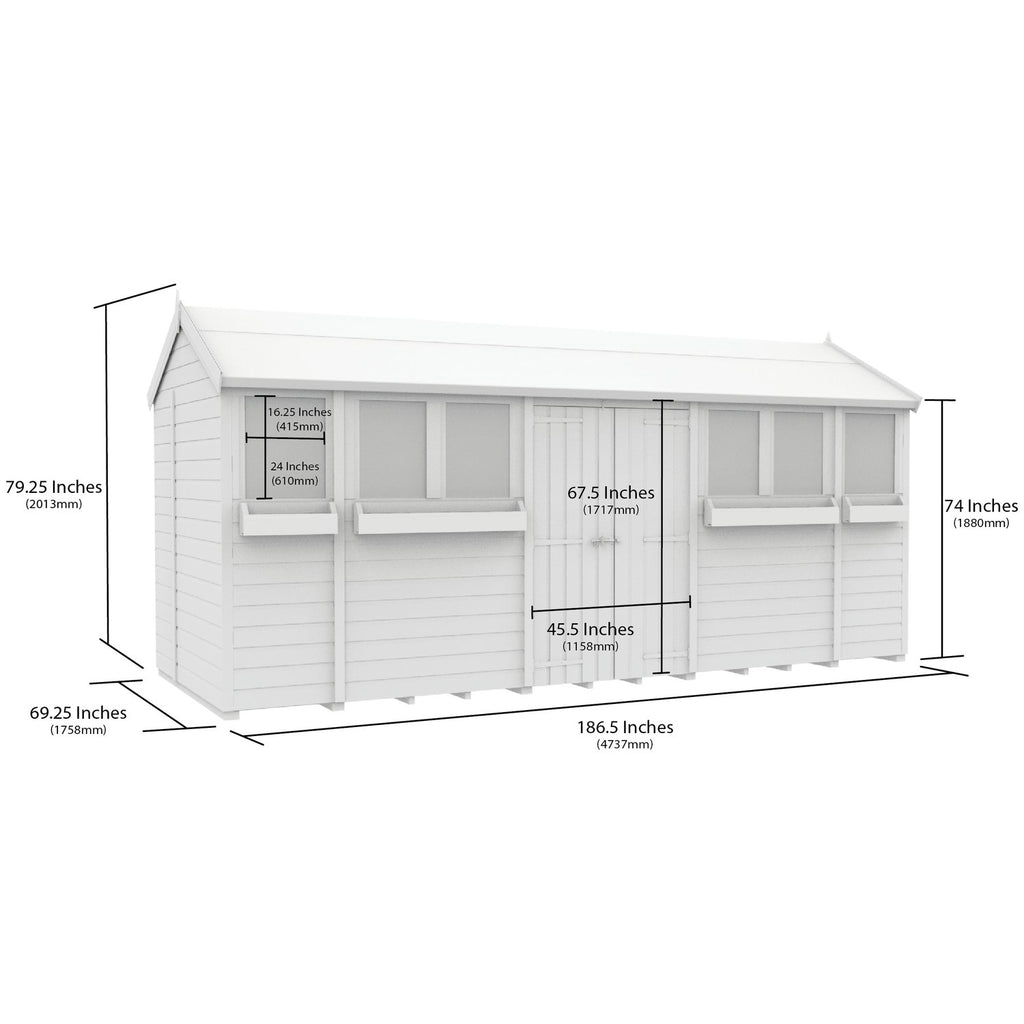 DIY Sheds – Apex Summer Shed