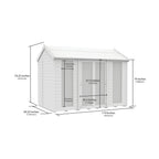 DIY Sheds – Apex Full Glass Summer House