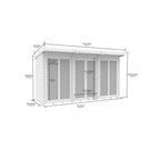 DIY Sheds – Pent Full Glass Summer House