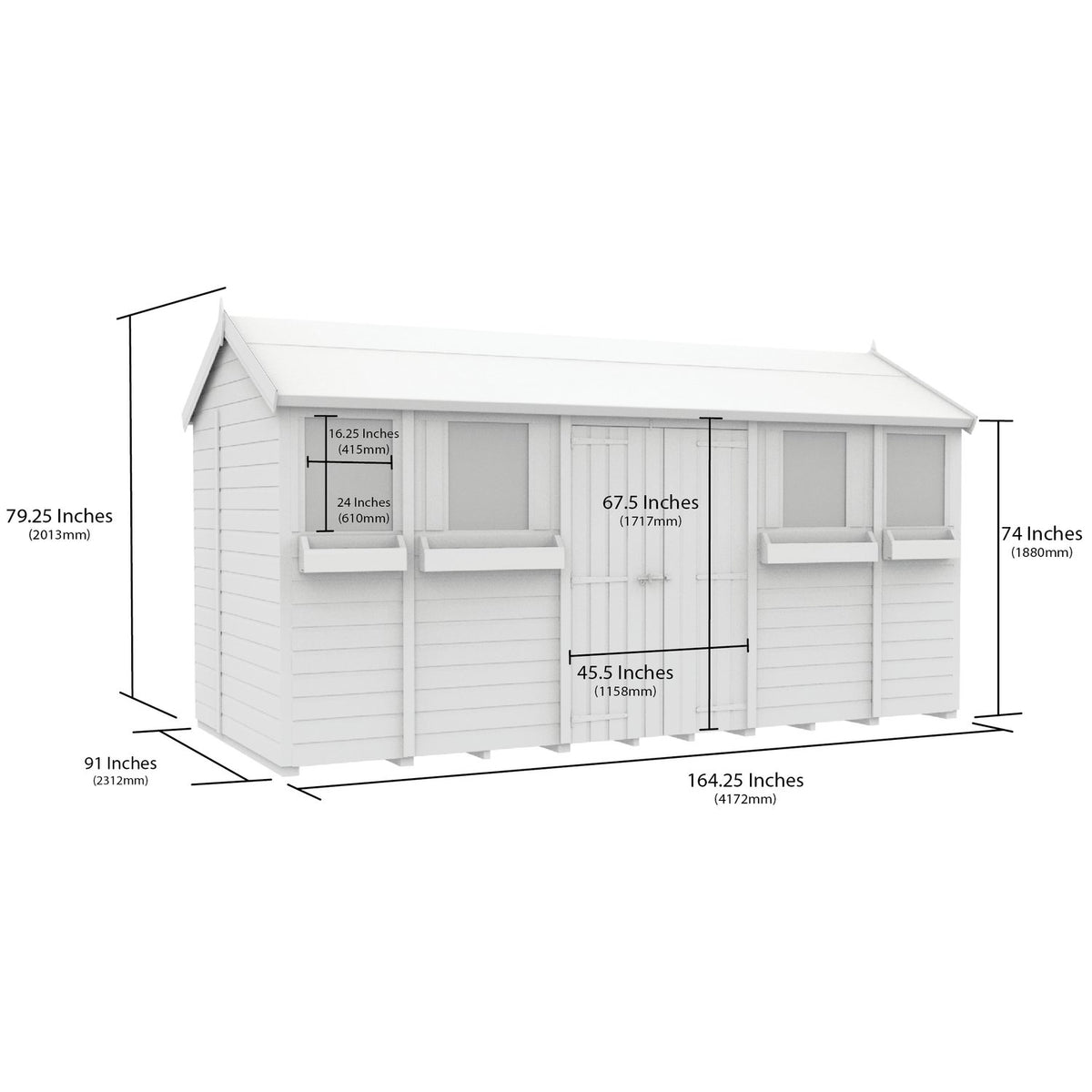 DIY Sheds – Apex Summer Shed