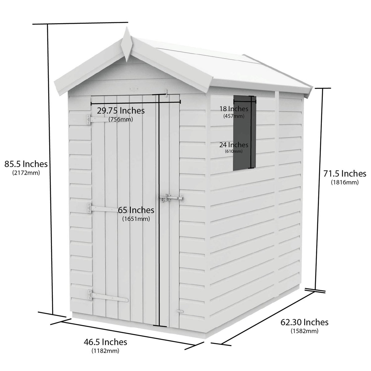 DIY Sheds – Security Apex Shed