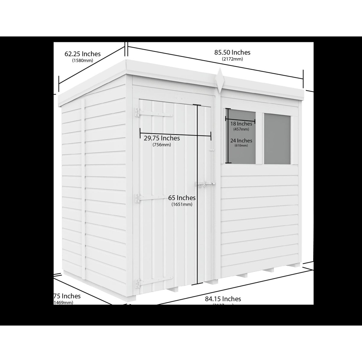 DIY Sheds – Security Pent Shed