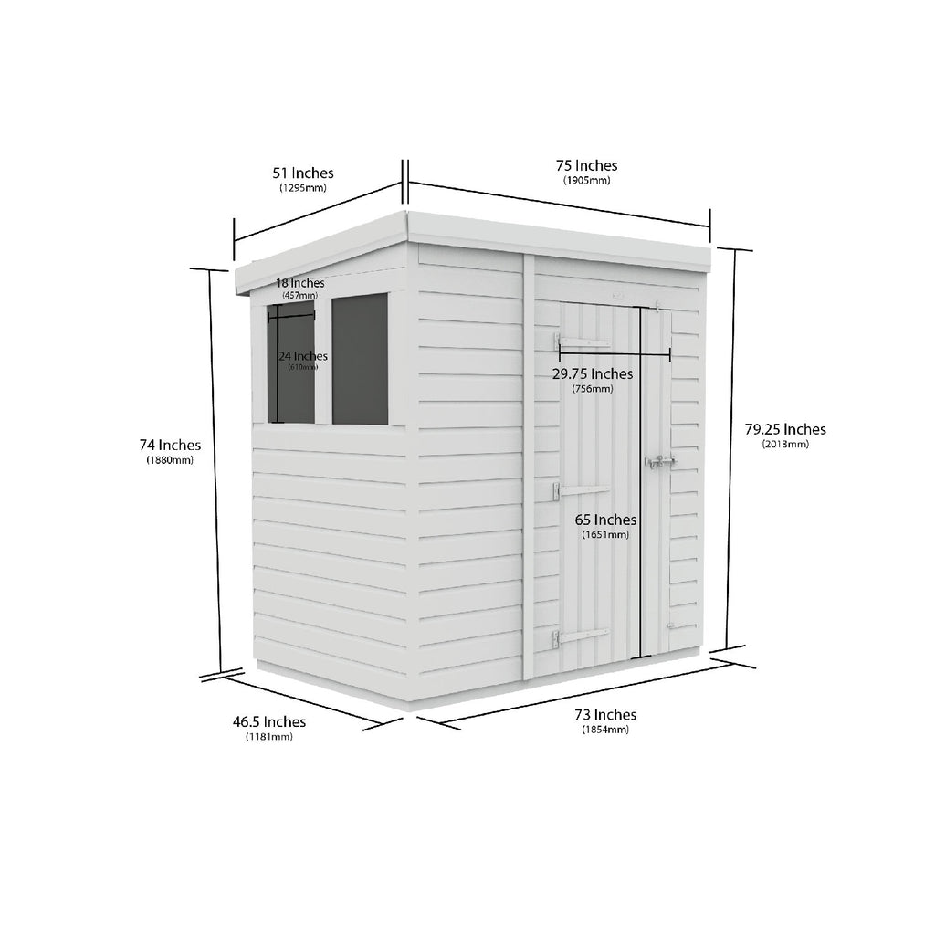 DIY Sheds – Security Pent Shed