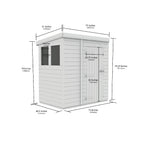 DIY Sheds – Security Pent Shed
