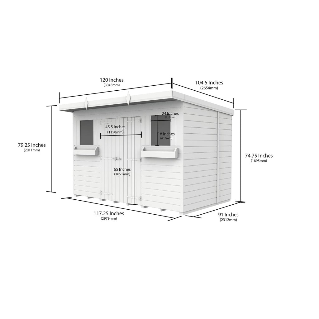 DIY Sheds – Pent Summer Shed