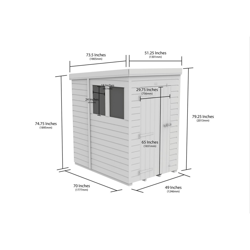 DIY Sheds – Security Pent Shed
