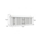 DIY Sheds – Apex Full Glass Summer House