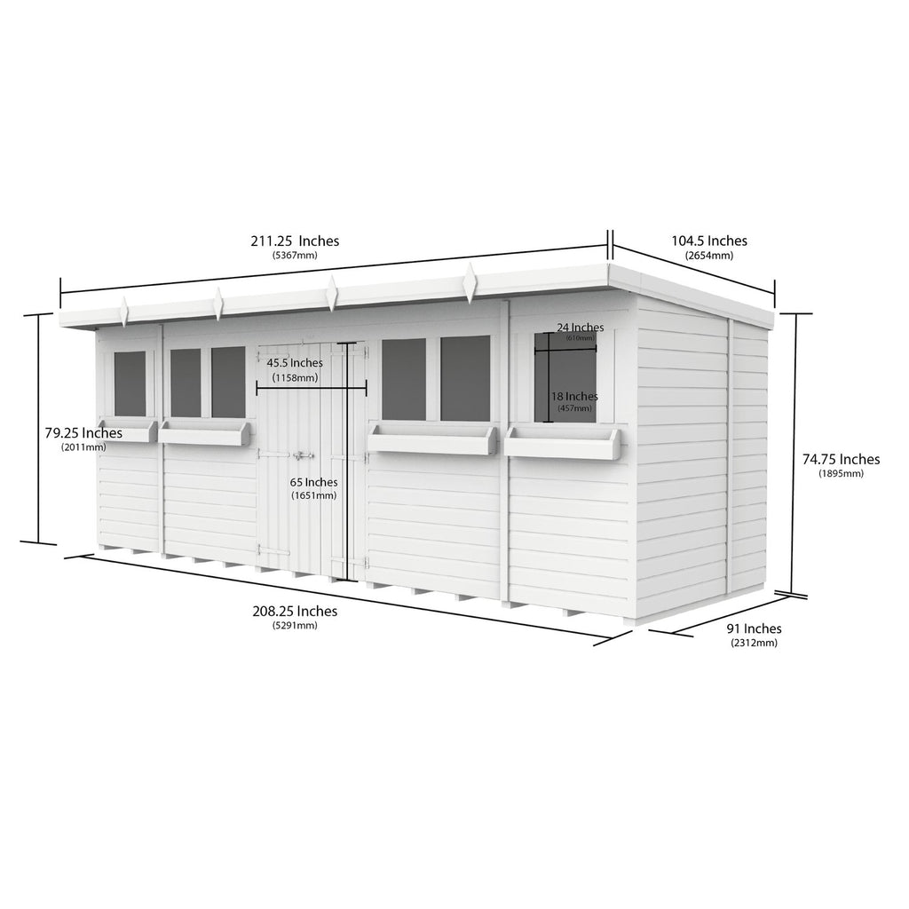 DIY Sheds – Pent Summer Shed
