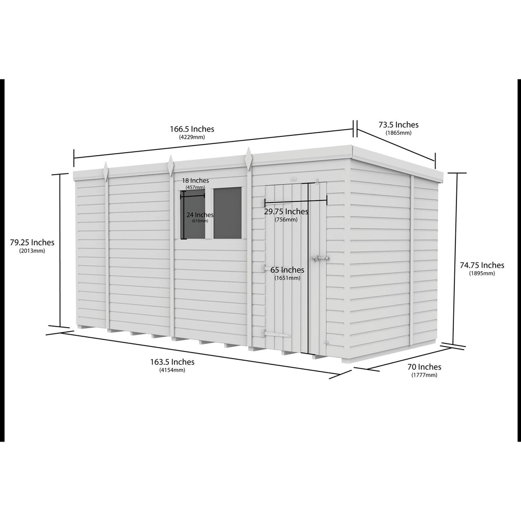 DIY Sheds – Security Pent Shed
