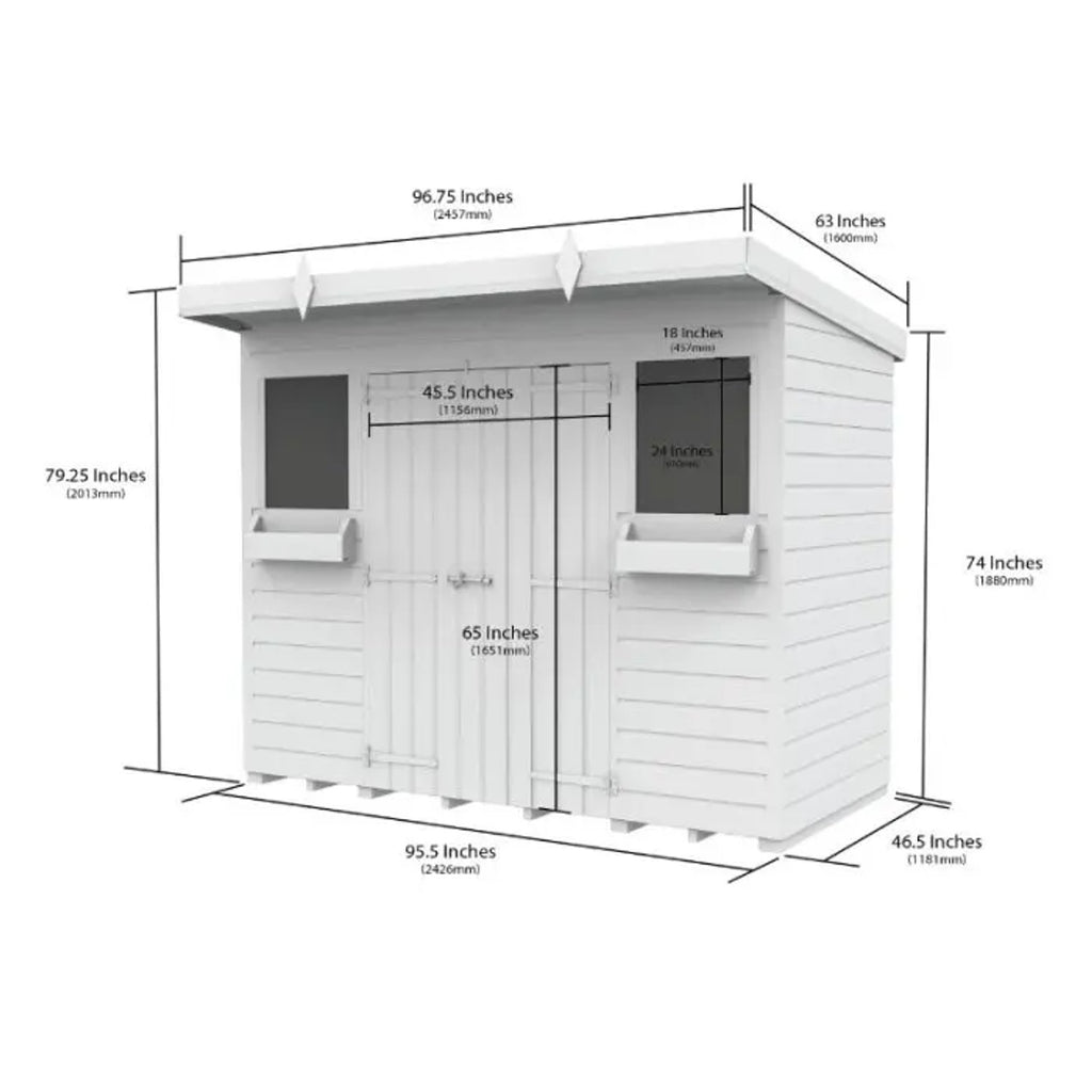 DIY Sheds – Pent Summer Shed