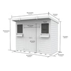 DIY Sheds – Pent Summer Shed