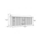 DIY Sheds – Apex Full Glass Summer House