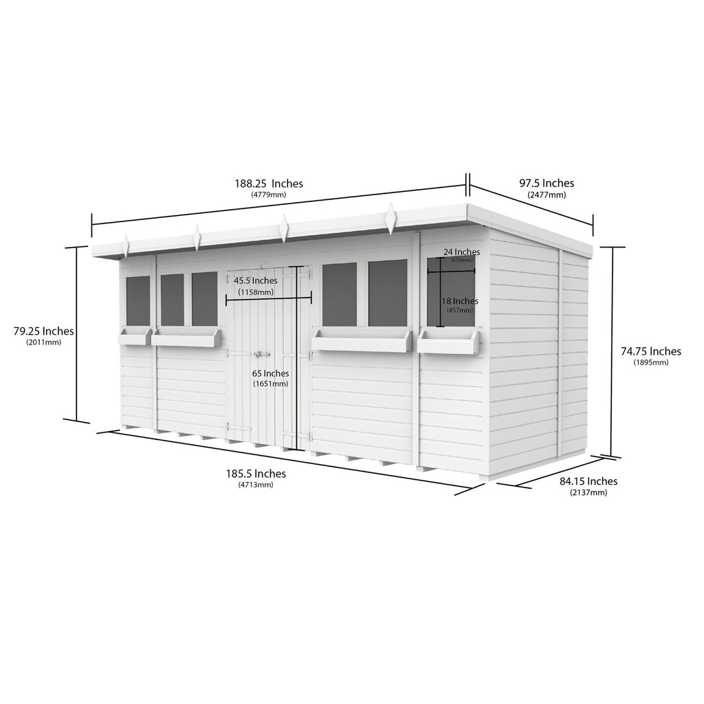 DIY Sheds – Pent Summer Shed