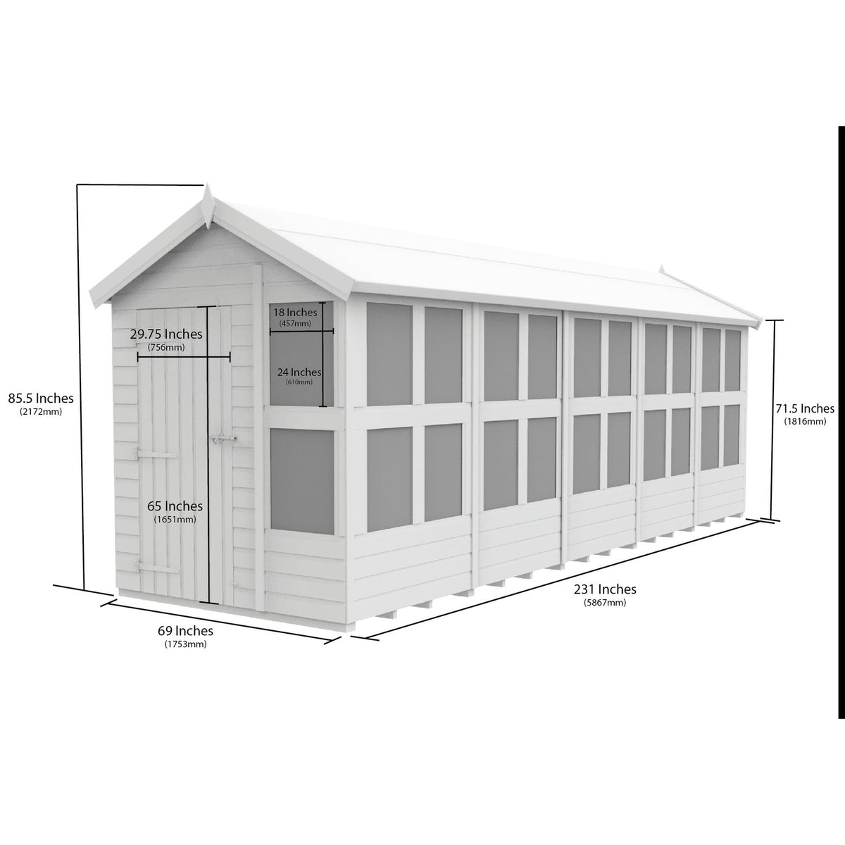 DIY Sheds – Apex Potting Shed