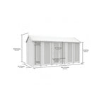 DIY Sheds – Apex Full Glass Summer House