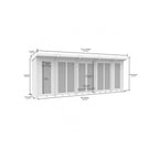 DIY Sheds – Pent Full Glass Summer House