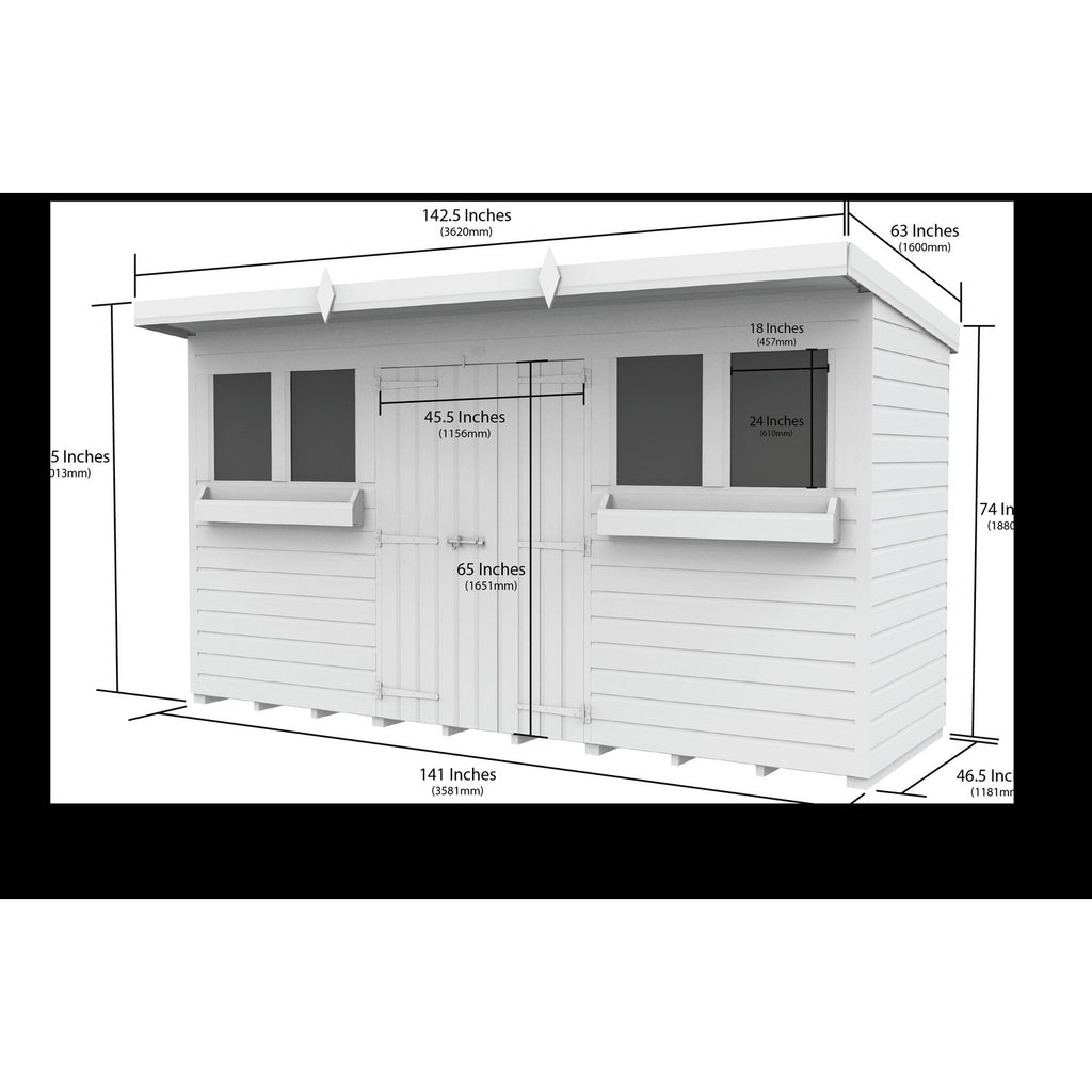DIY Sheds – Pent Summer Shed