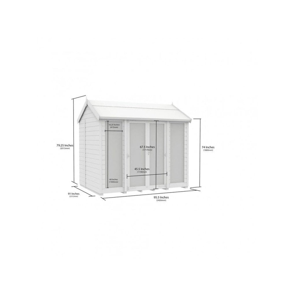 DIY Sheds – Apex Full Glass Summer House