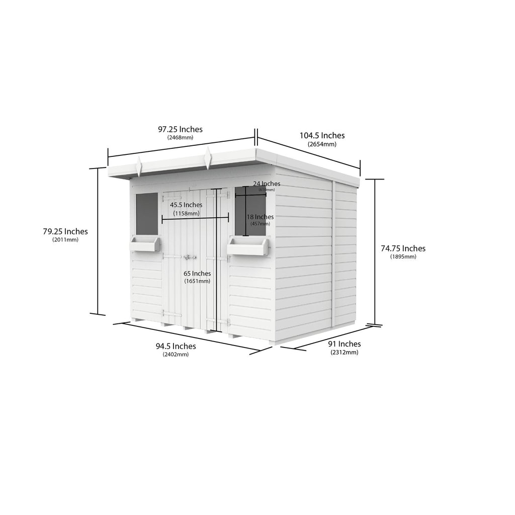 DIY Sheds – Pent Summer Shed