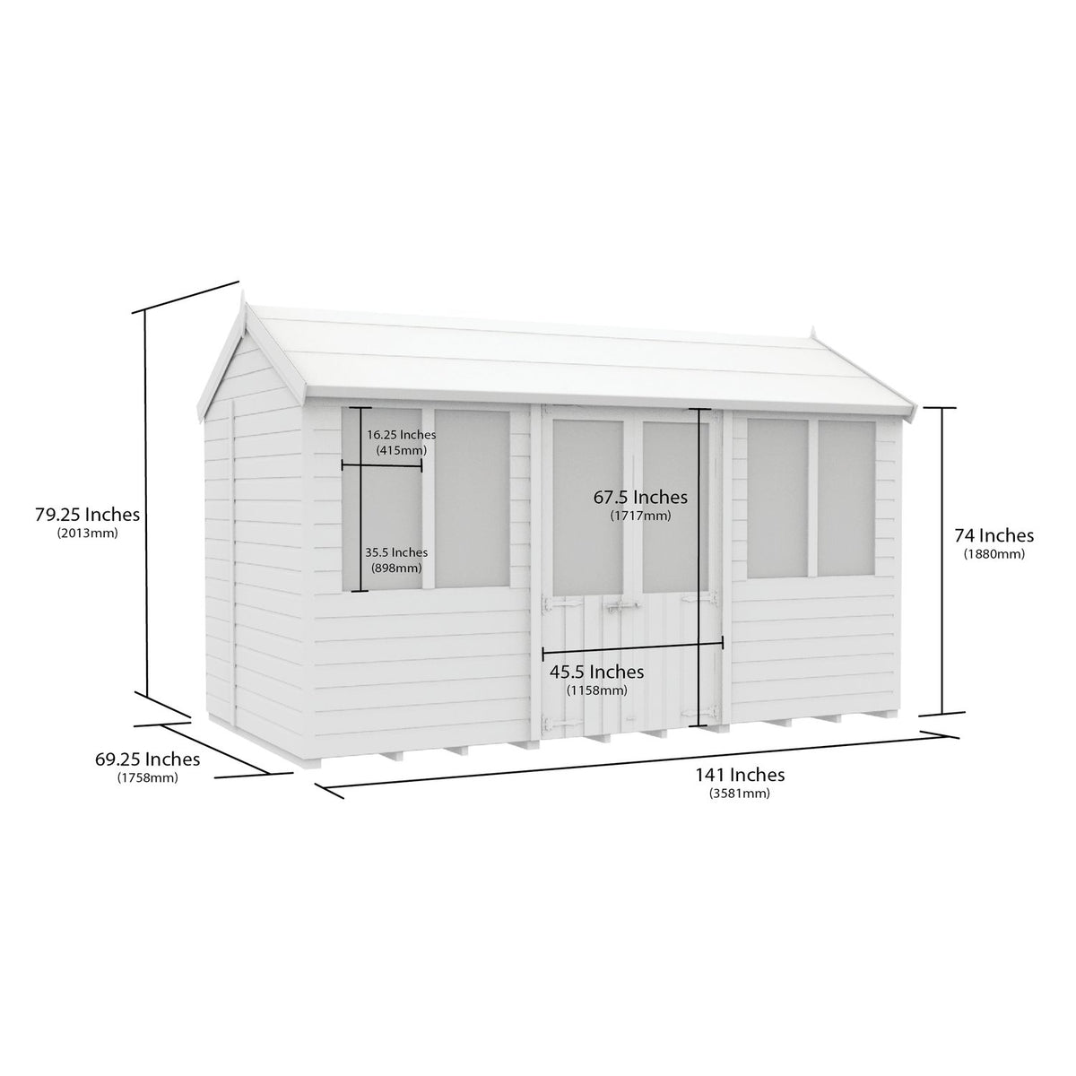 DIY Sheds – Apex Summer House