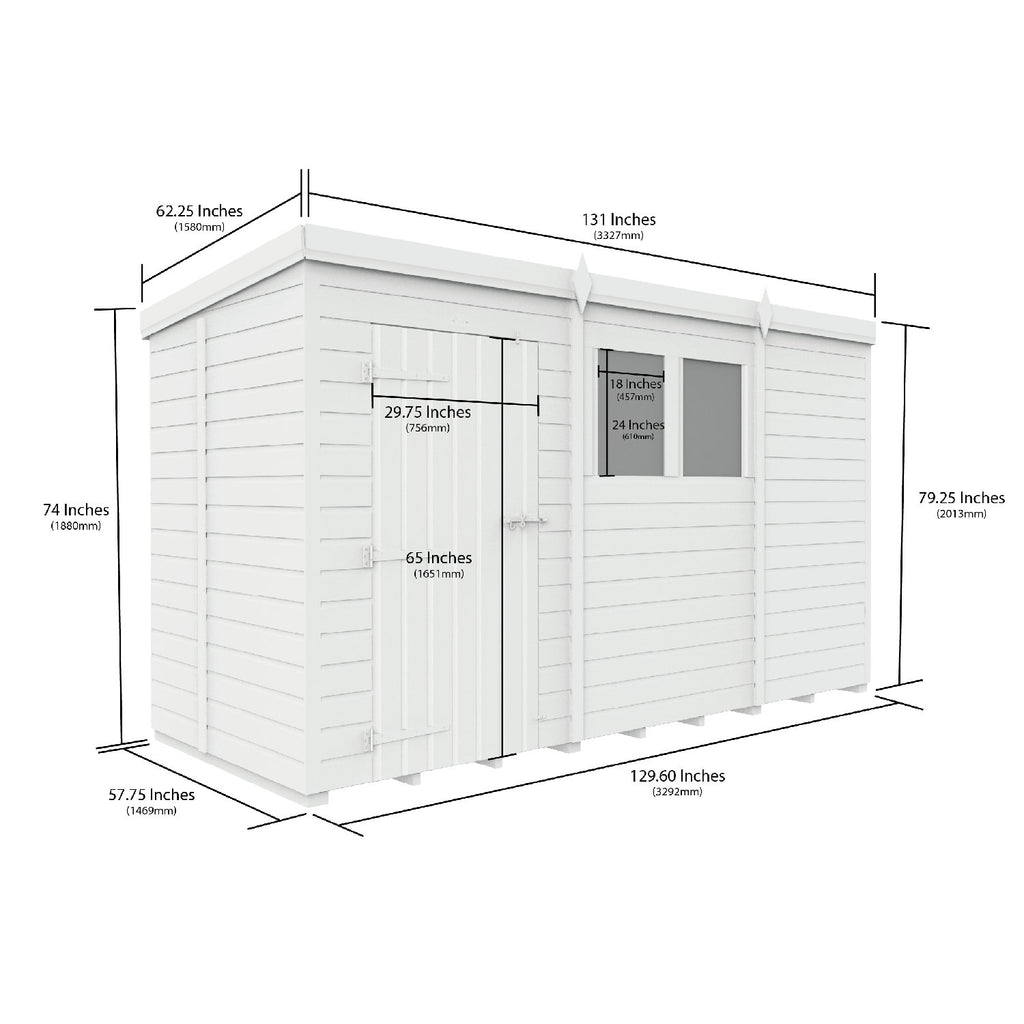DIY Sheds – Security Pent Shed