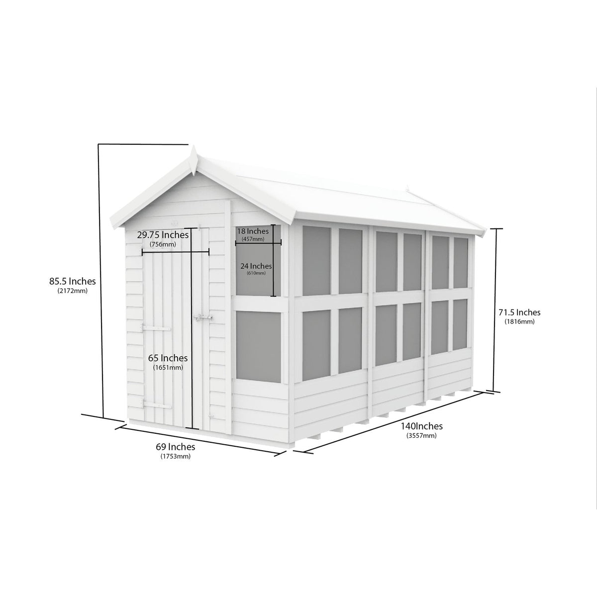 DIY Sheds – Apex Potting Shed