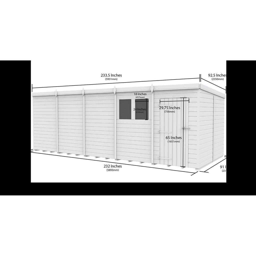 DIY Sheds – Security Pent Shed