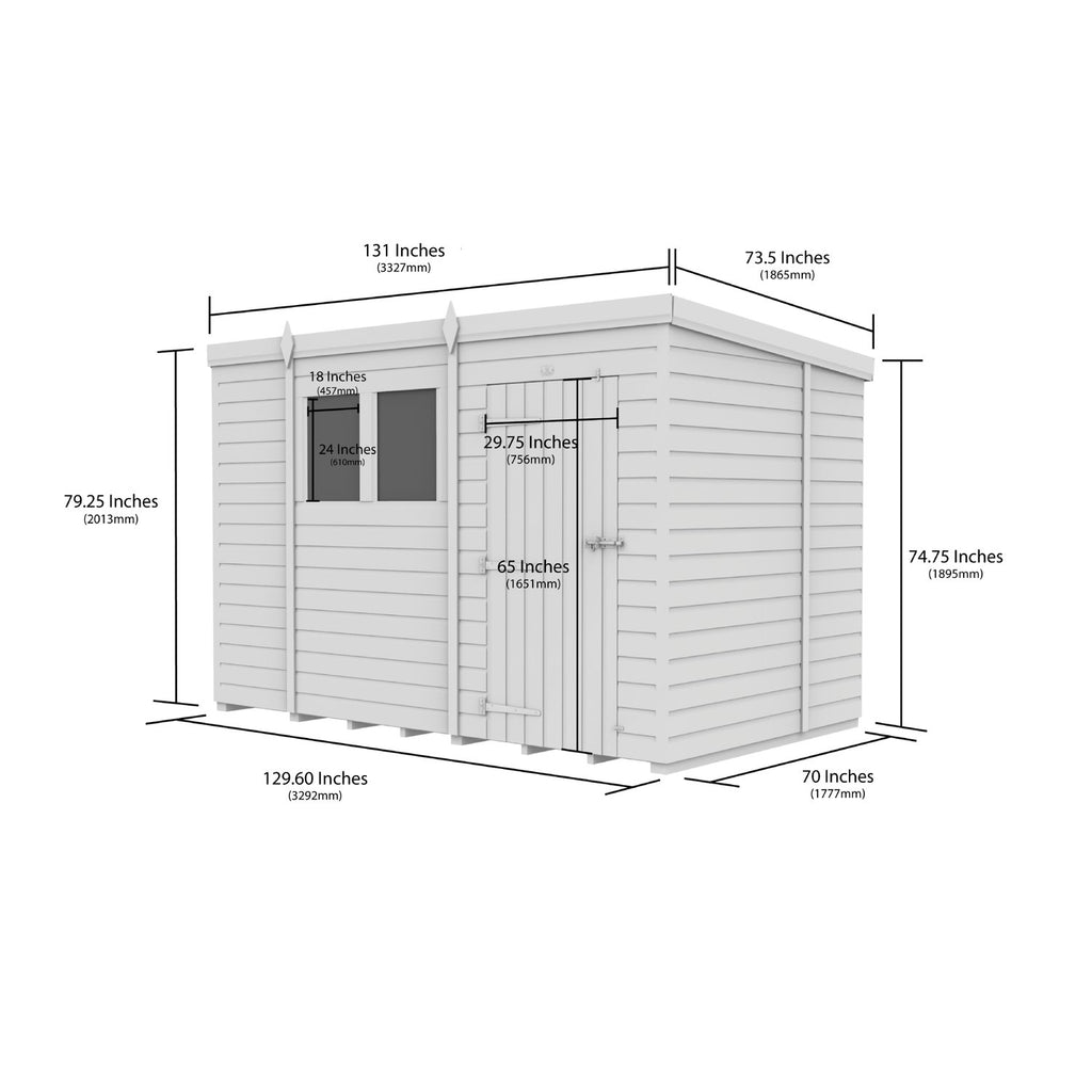 DIY Sheds – Security Pent Shed