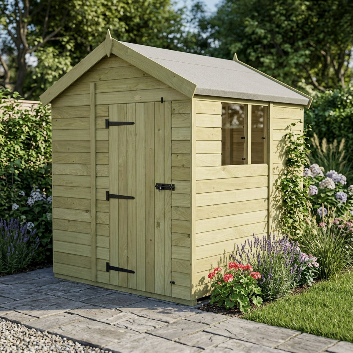 DIY Sheds – Apex Shed – Single Door – view 160