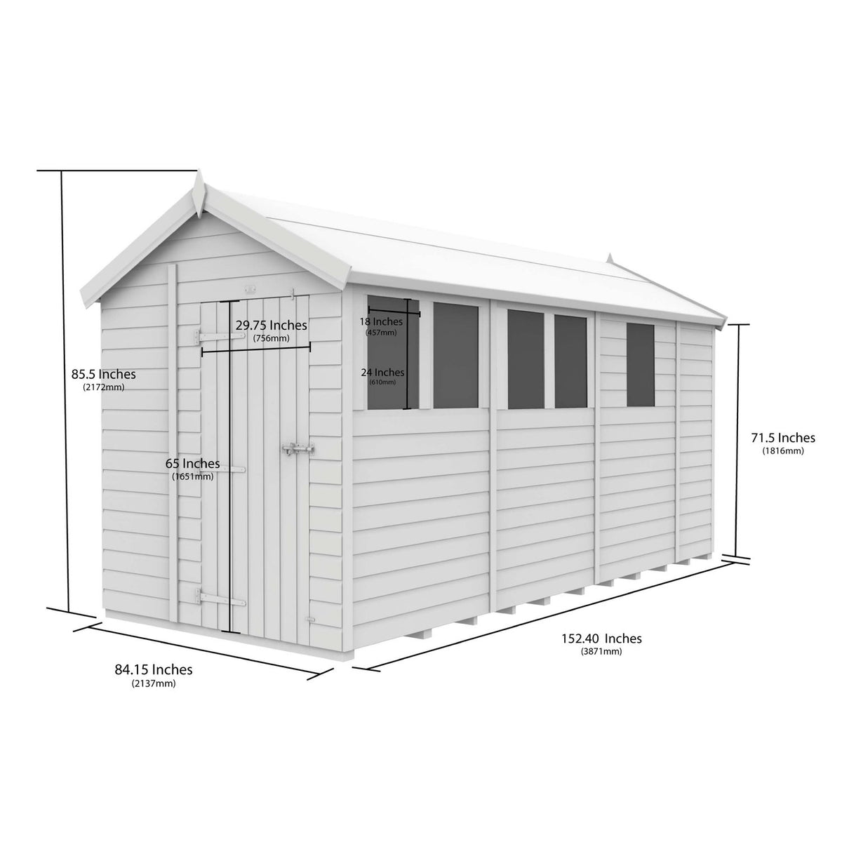 DIY Sheds – Security Apex Shed