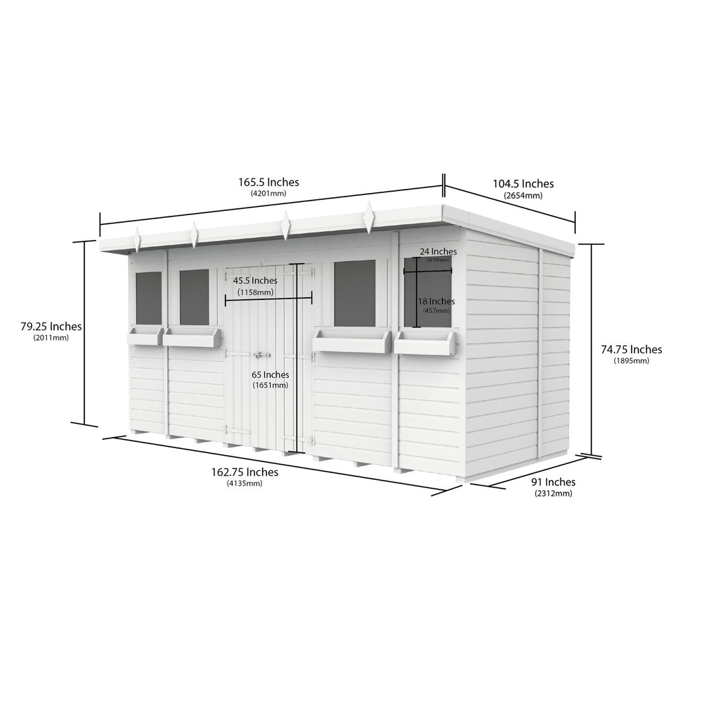 DIY Sheds – Pent Summer Shed