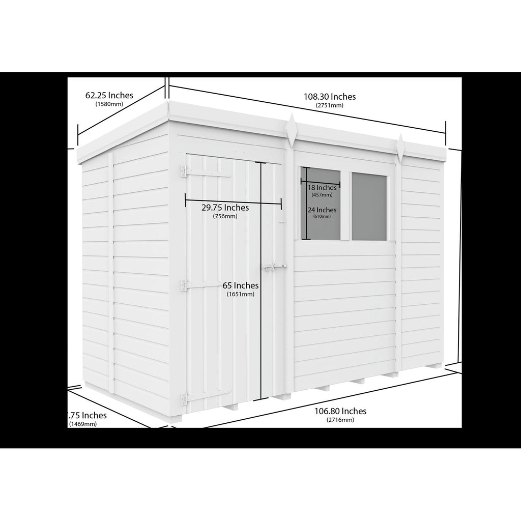 DIY Sheds – Security Pent Shed