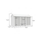 DIY Sheds – Apex Full Glass Summer House