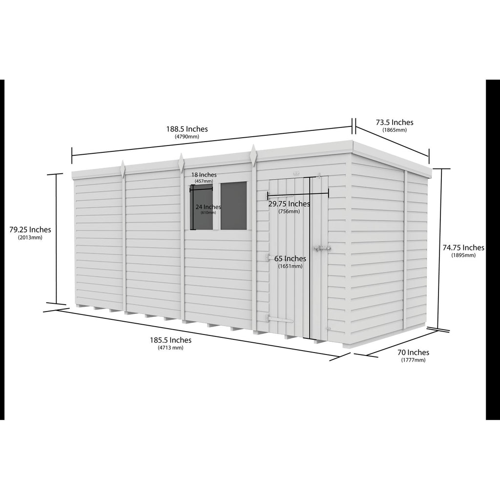 DIY Sheds – Security Pent Shed