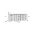 DIY Sheds – Apex Full Glass Summer House