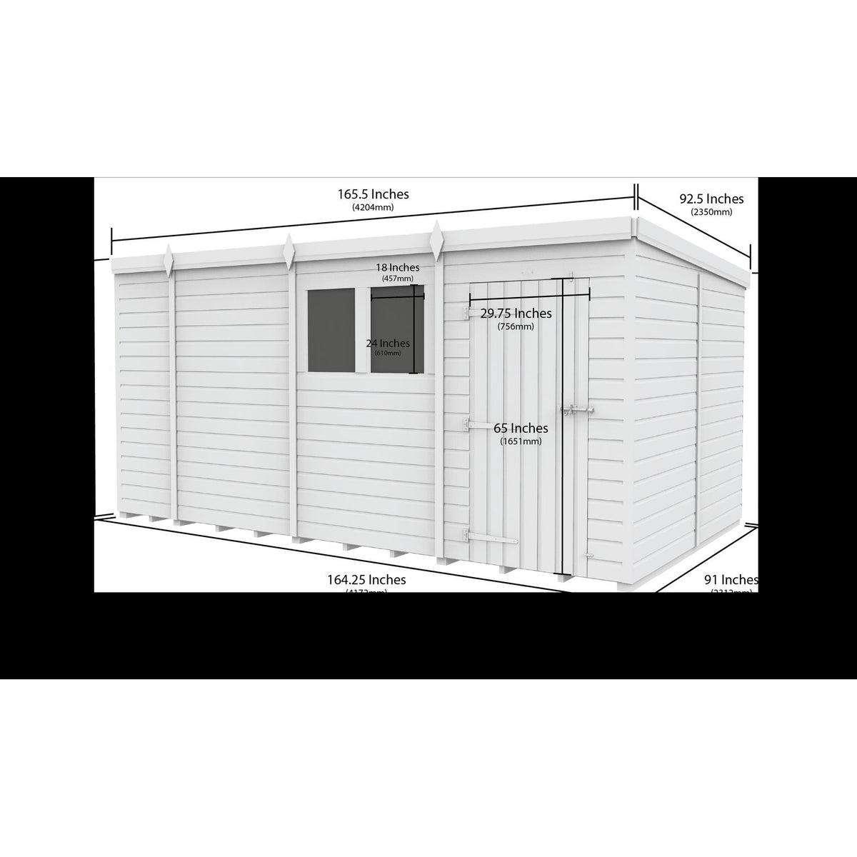 DIY Sheds – Security Pent Shed